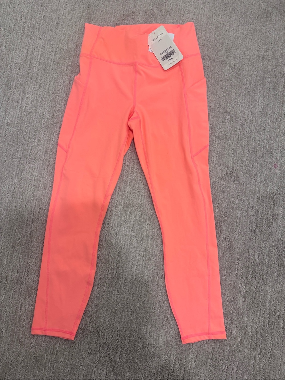 Fabletics Neon Coral Leggings